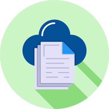 dosya biçimi simgesi, vektör illüstrasyonu