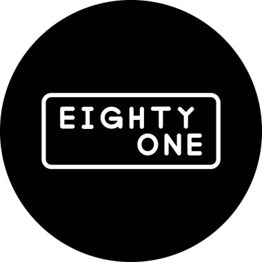 number one icon vector illustration