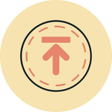 ok simgesi vektör illüstrasyonu