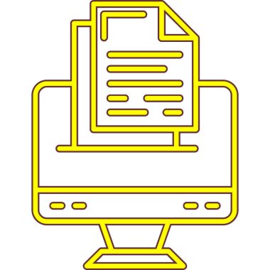 Belgeli bilgisayar monitörü