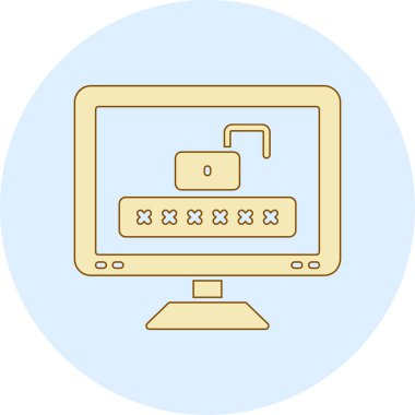 bilgisayar simgesi vektör illüstrasyonu