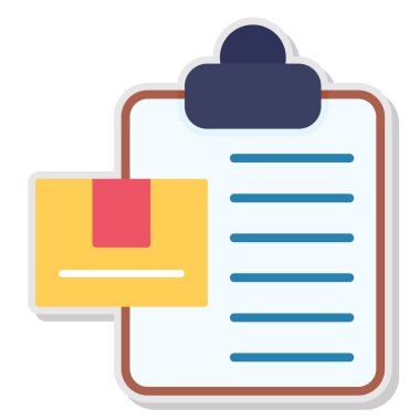 belge simgesi vektör illüstrasyonu