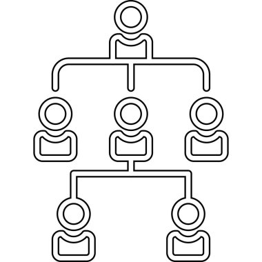 ağ bağlantı simgesi. Web için sosyal bağlantı vektör simgesinin özet çizimi