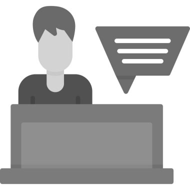 İş adamı avatar tasarım vektör çizimi