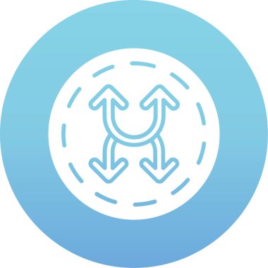 ok simgesi, vektör illüstrasyonu