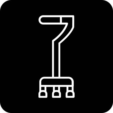 Modern b 'nin vektör illüstrasyonu eksik simgesi