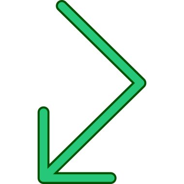 ok simgesi vektör illüstrasyonu