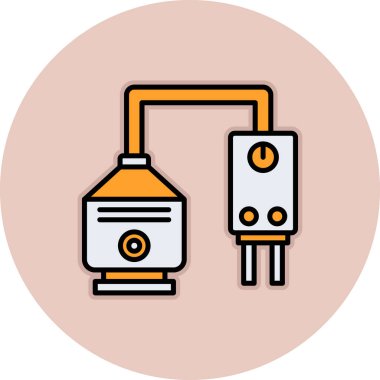 Vektör illüstrasyonu, modern simge