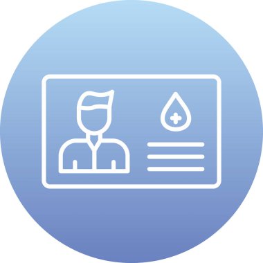 tıbbi pano simgesi vektör illüstrasyonu