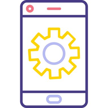 Ayarlama. Web simgesi basit illüstrasyon