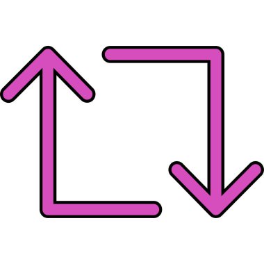 ok simgesi vektör illüstrasyonu