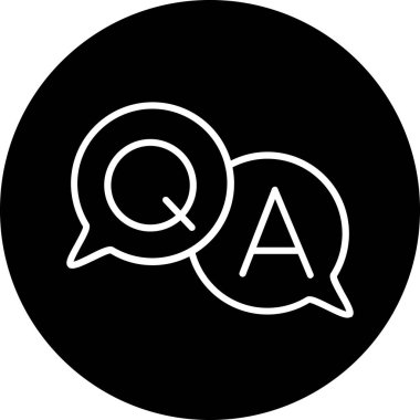 Konuşma baloncuğu simgesinin vektör çizimi