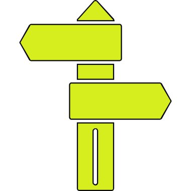 Ok. Web simgesi basit illüstrasyon