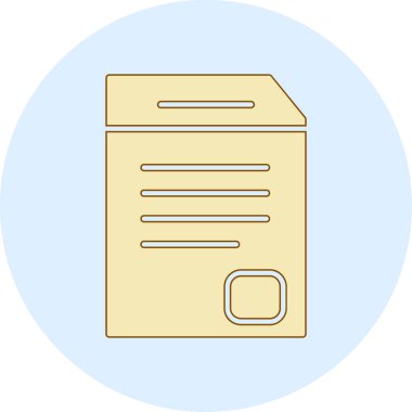 dosya biçimi simgesi, vektör illüstrasyonu