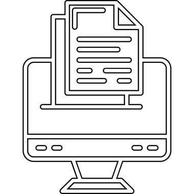 bilgisayar ve belge simgesi tasarımı
