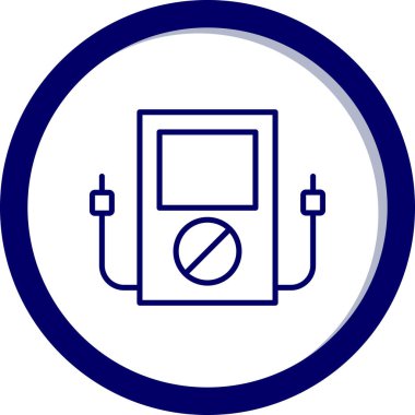 Pil simgesinin vektör illüstrasyonu