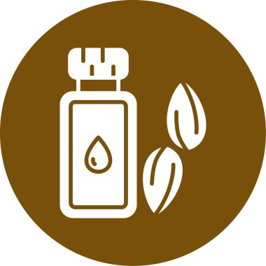 Bir yağ şişesinin vektör çizimi