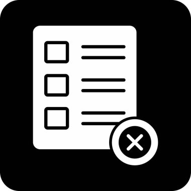 Kontrol listesi vektör düz simgesi