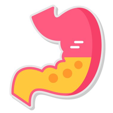 Midem. Web simgesi basit illüstrasyon