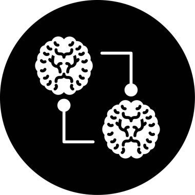 modern b eksikliği simgesi beyin vektör çizim