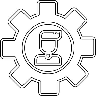 dişli ayarları vektör illüstrasyonu