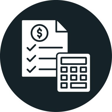 Moda tasarımında ticari finans simgesi izole edilmiş arkaplan