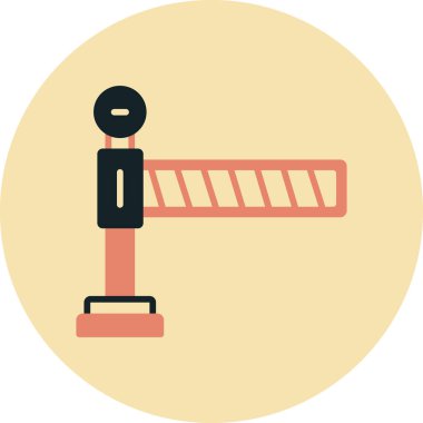 Modern simge yapısal eksikliğinin vektör çizimi