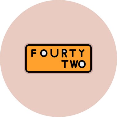 Yol işaretleri ikon vektör illüstrasyonu