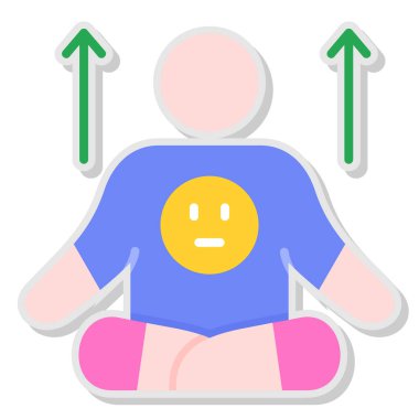 Üzücü simge vektör illüstrasyonu