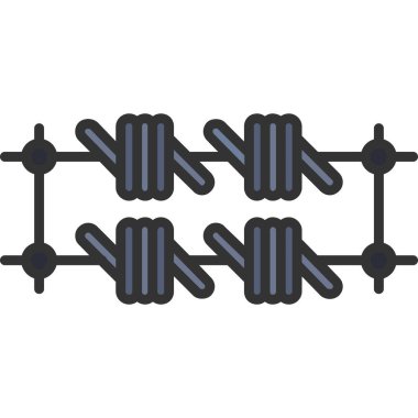 Son moda düz dizaynlı ip simgesi. vektör illüstrasyonu