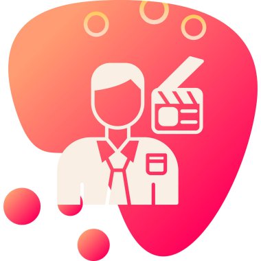 Doktor. Web simgesi basit illüstrasyon