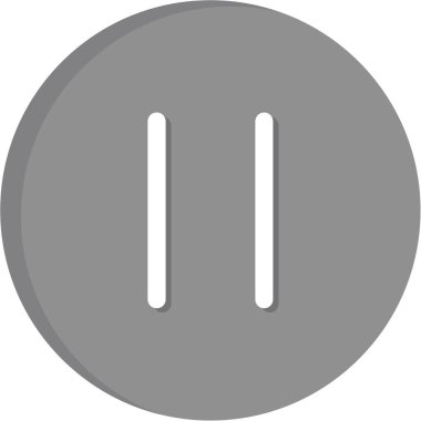 pause vector glyph icon design