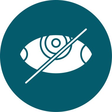 Göz simgesi vektör illüstrasyonu