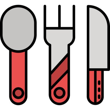 Mutfak aletleri. Mutfak araç simgesi seti.