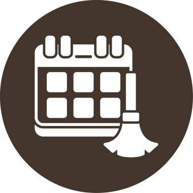 Takvim. Web simgesi basit illüstrasyon