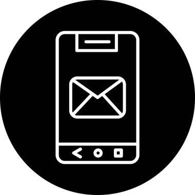 E- posta simgesi vektör illüstrasyonu