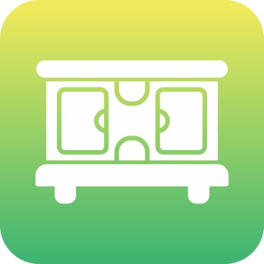 Benzersiz gaz vektör simgesi