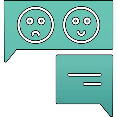 konuşma kabarcığı vektör çizimi