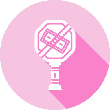 Lamba simgesinin vektör illüstrasyonu