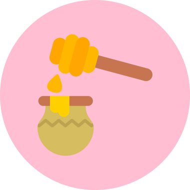 Tatlım. Web simgesi basit illüstrasyon