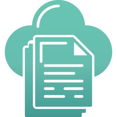 dosya belgesi simgesi, basit tasarım vektörü