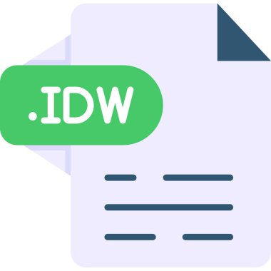 dosya biçimi simgesi, vektör illüstrasyonu