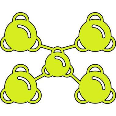 ağ paylaşım simgesi çizimi