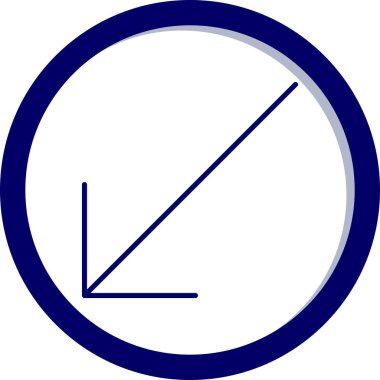 ok simgesi vektör illüstrasyonu