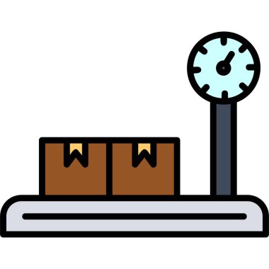 Fabrika simgesi vektör illüstrasyonu