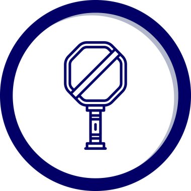 trafik işaretinin vektör simgesi