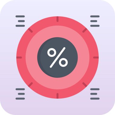 İndirim simgesinin vektör illüstrasyonu