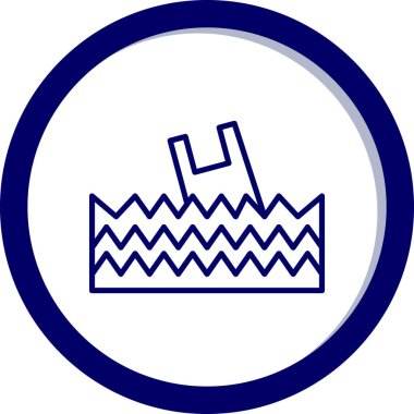 Modern bir simgenin vektör illüstrasyonu