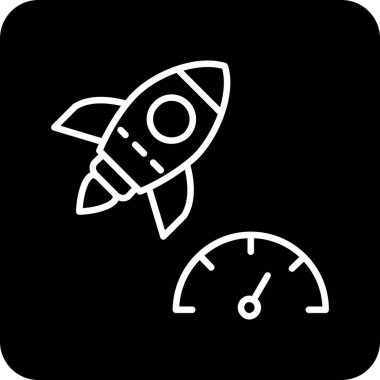 Başlangıç simge vektör çizim