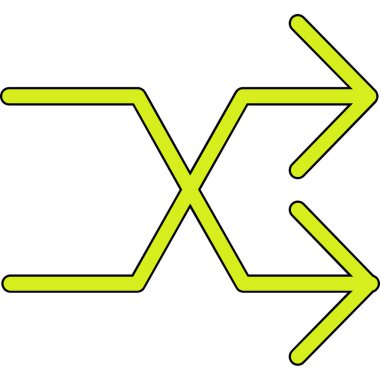 ok simgesi vektör illüstrasyonu